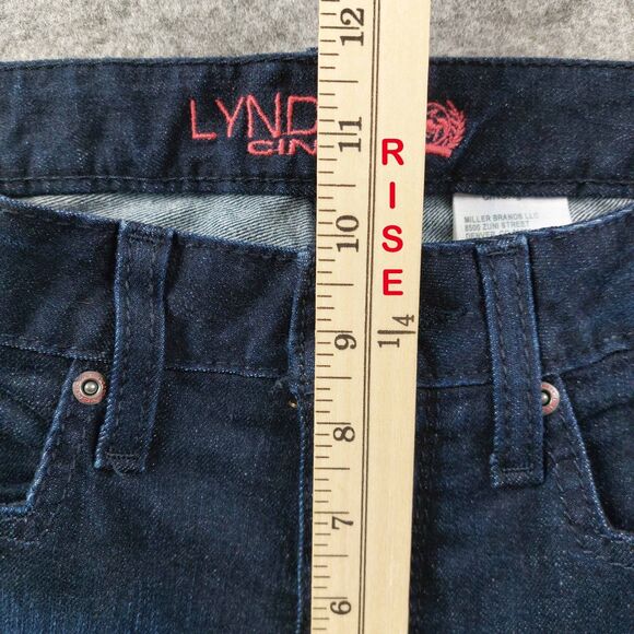 Cinch Lynden Jeans 28/5R Flare Dark Wash Mid Rise Trouser Boho Cowgirl Western - Picture 8 of 12
